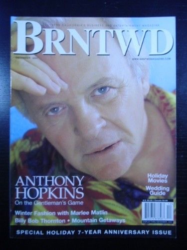 BRNTWD magazine side cover  December 2001