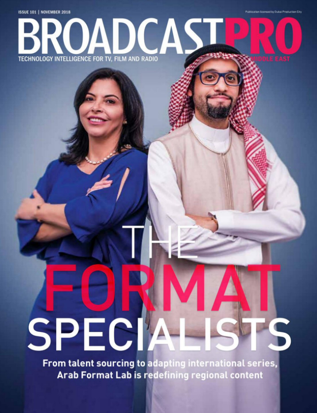 BROADCAST PRO MIDDLE EAST magazine side cover Issue 101  November 2018