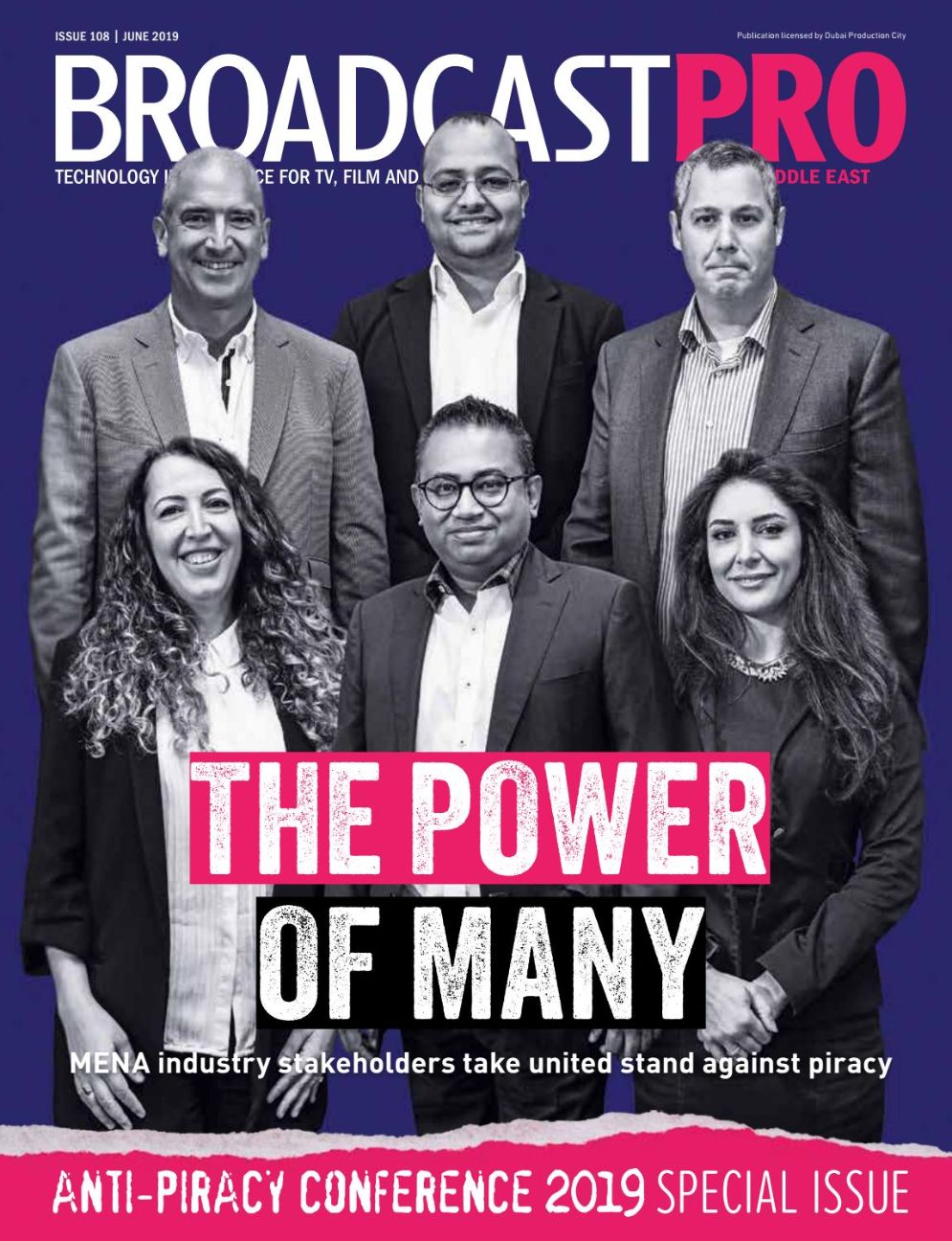 BROADCAST PRO MIDDLE EAST magazine side cover Issue 108  June 2019