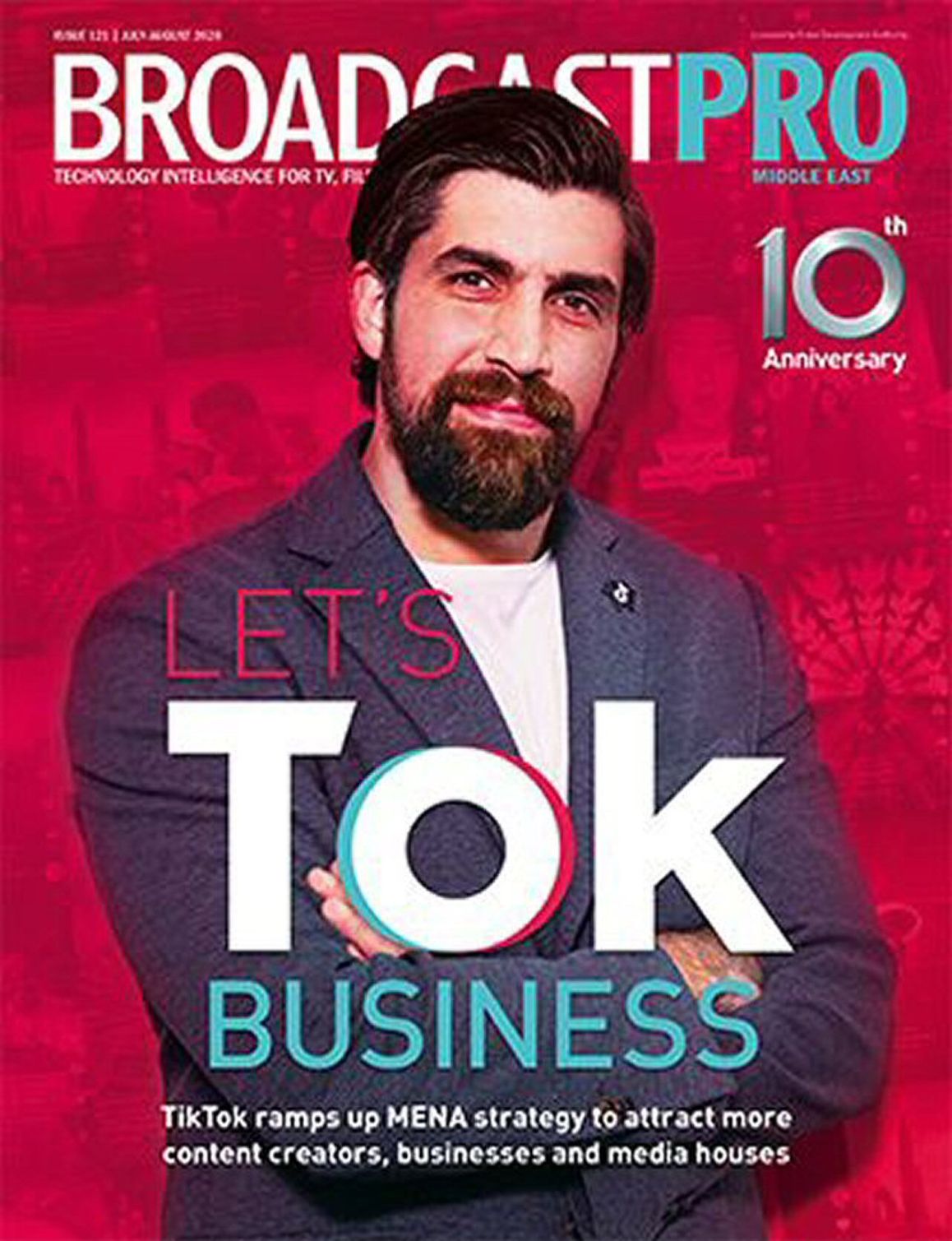 BROADCAST PRO MIDDLE EAST magazine side cover Issue 121  July/August 2020