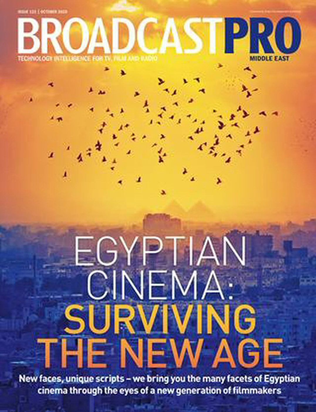 BROADCAST PRO MIDDLE EAST magazine side cover Issue 123  October 2020