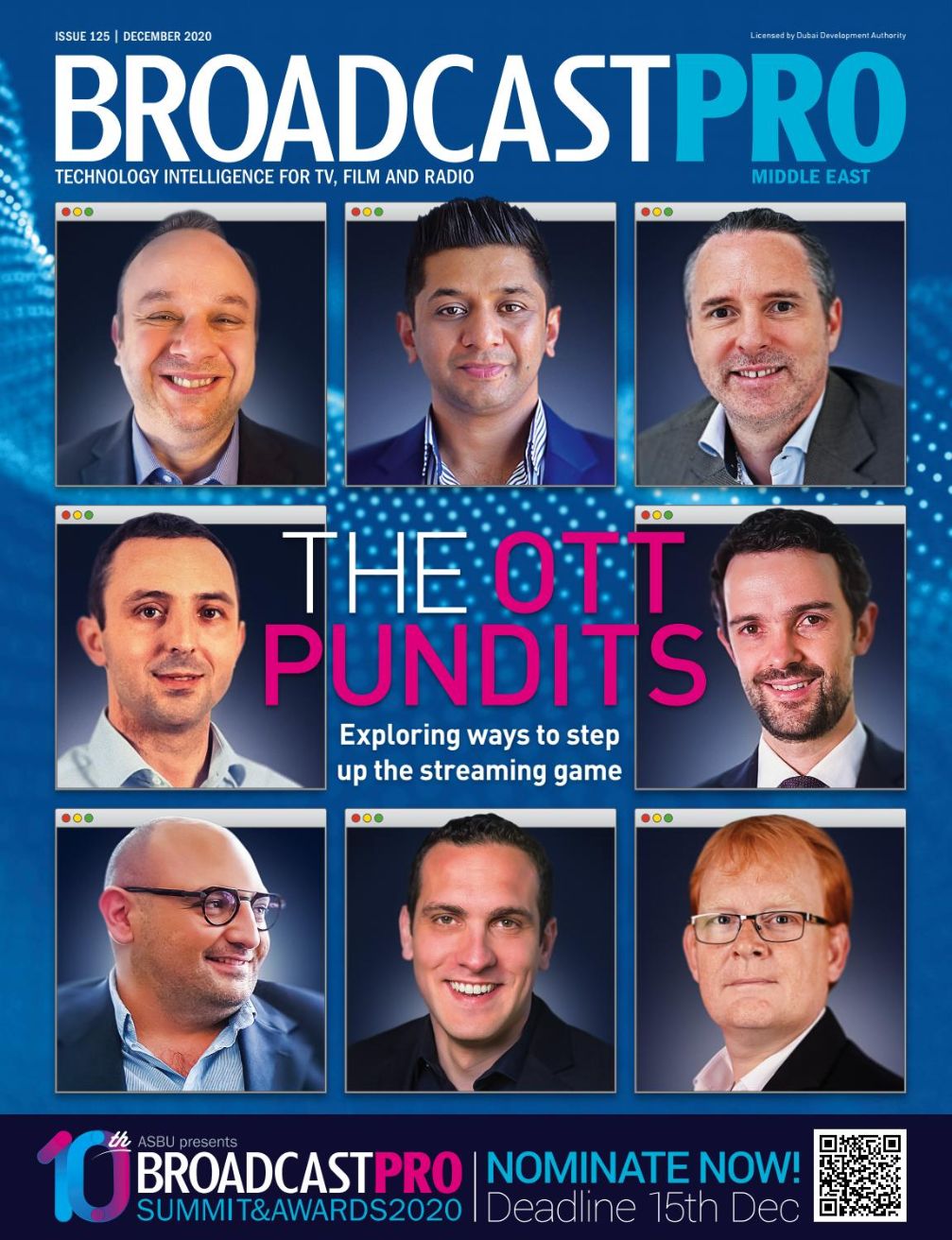 BROADCAST PRO MIDDLE EAST magazine side cover Issue 125  December 2020