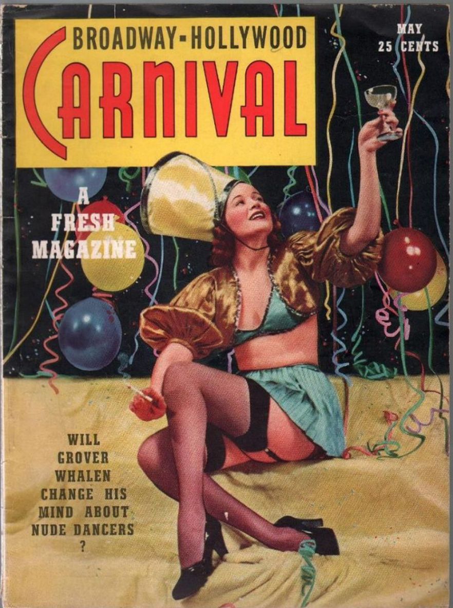 BROADWAY HOLLYWOOD CARNIVAL magazine side cover Issue 1  Vol 1 # 1  May 1939