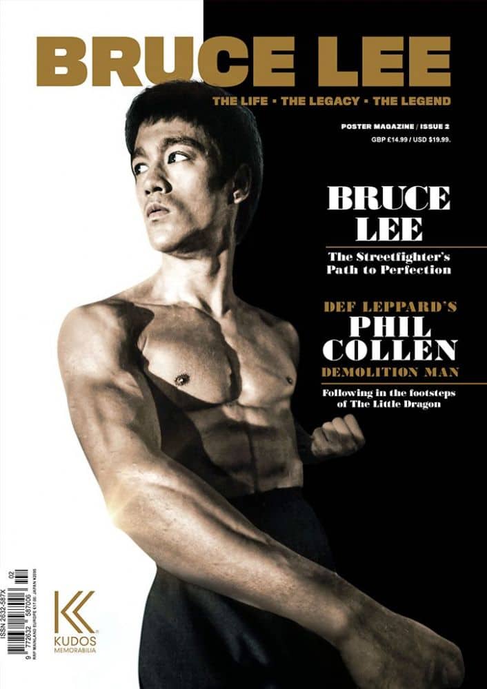 BRUCE LEE (KUDOS) magazine side cover Issue 2   