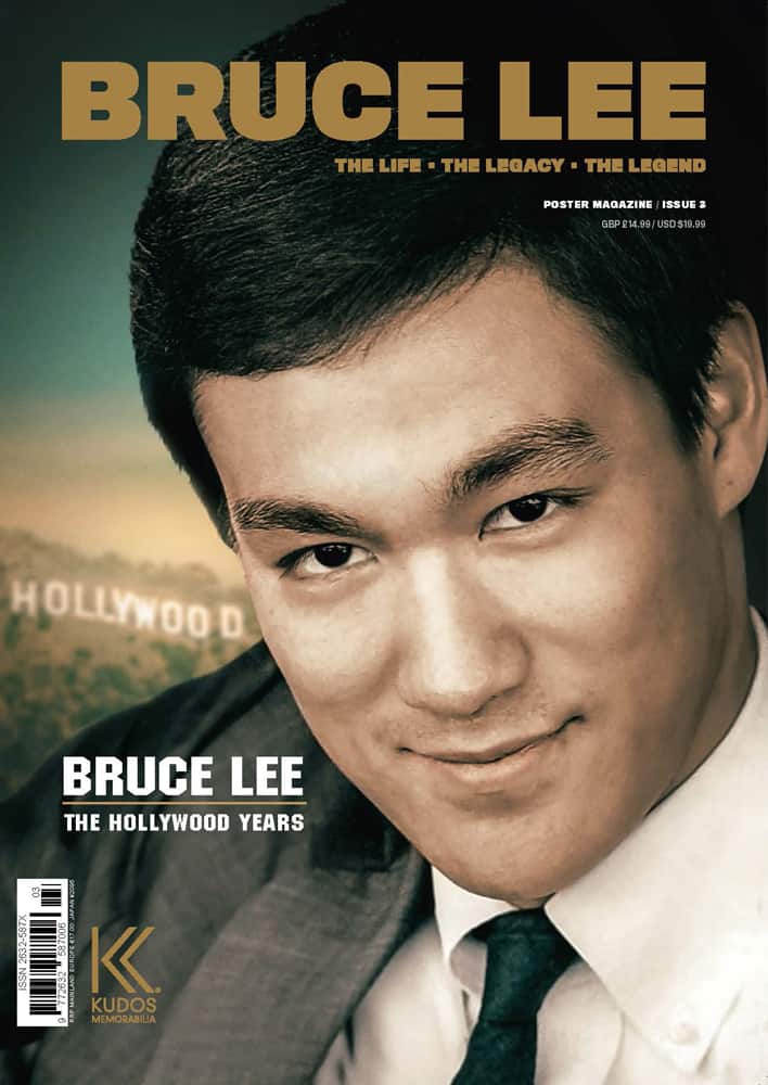 BRUCE LEE (KUDOS) magazine side cover Issue 3   