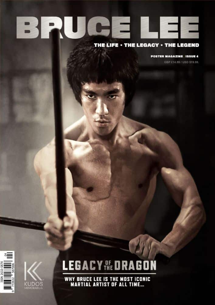 BRUCE LEE (KUDOS) magazine side cover Issue 4   