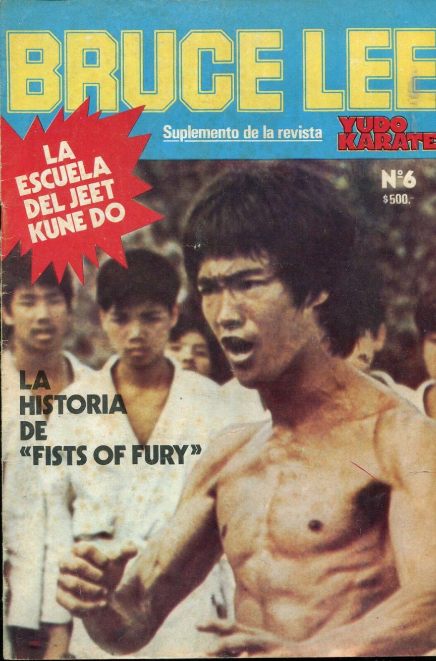 BRUCE LEE magazine side cover Issue 6   1977