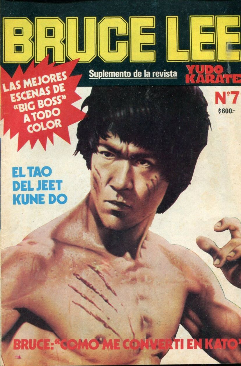 BRUCE LEE magazine side cover Issue 7   1977