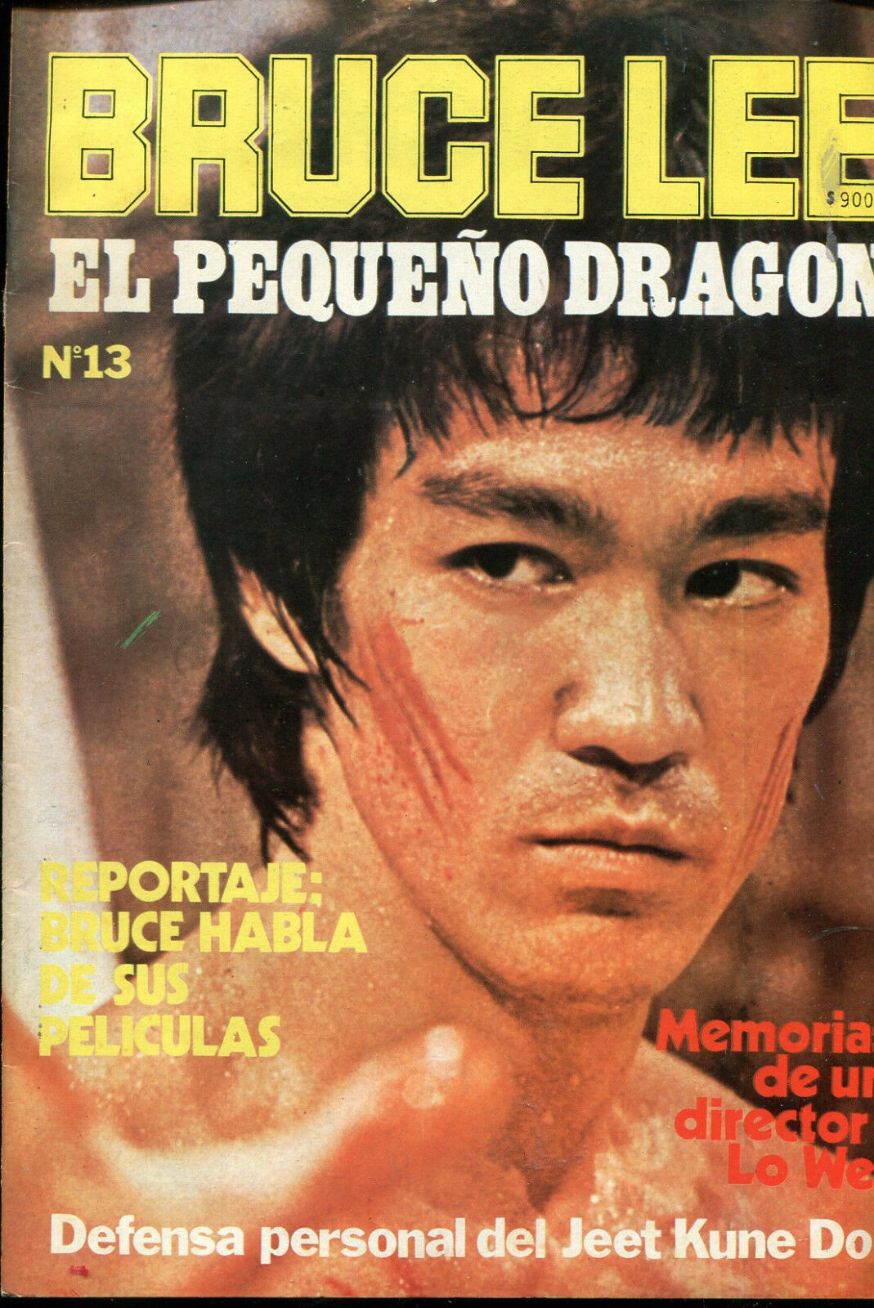 BRUCE LEE magazine side cover Issue 13   1978