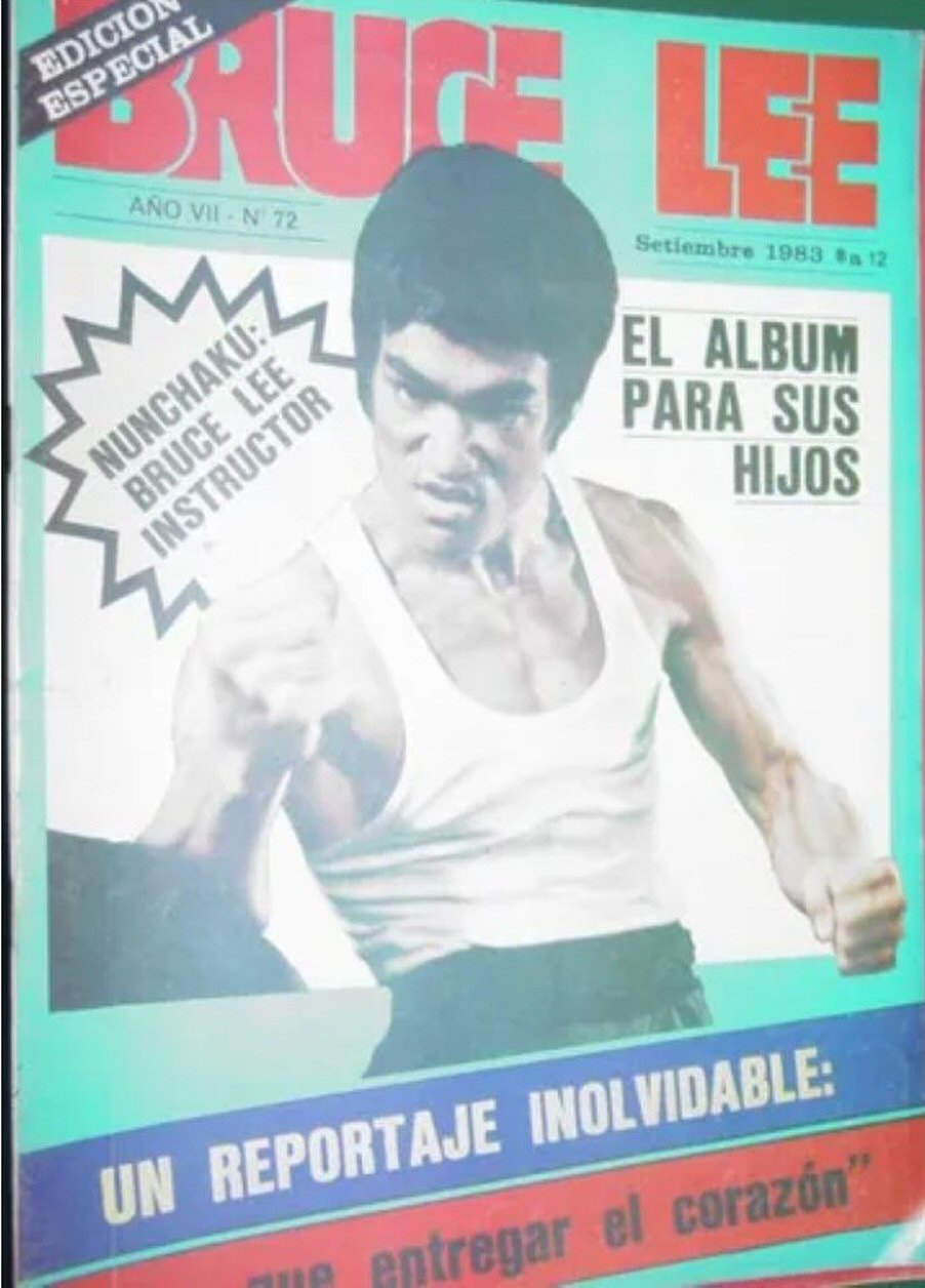 BRUCE LEE magazine side cover Issue 72  September 1983