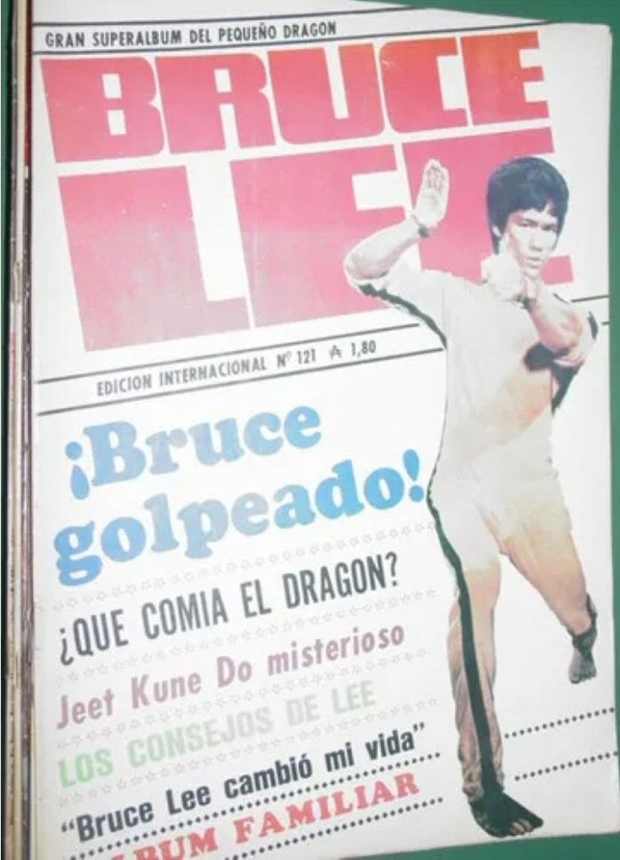 BRUCE LEE magazine side cover Issue 121  April/May 1987