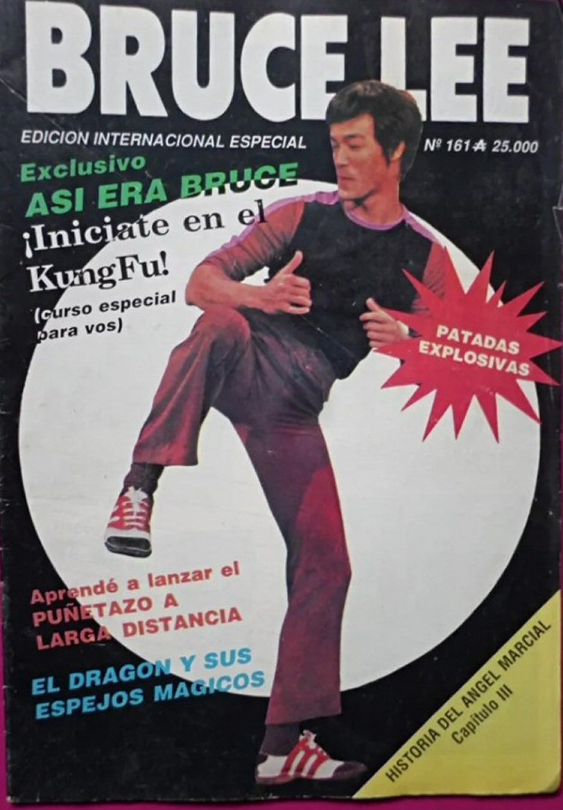 BRUCE LEE magazine side cover Issue 161  December 1990