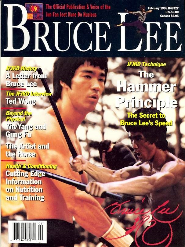 BRUCE LEE CFW magazine side cover  February 1998