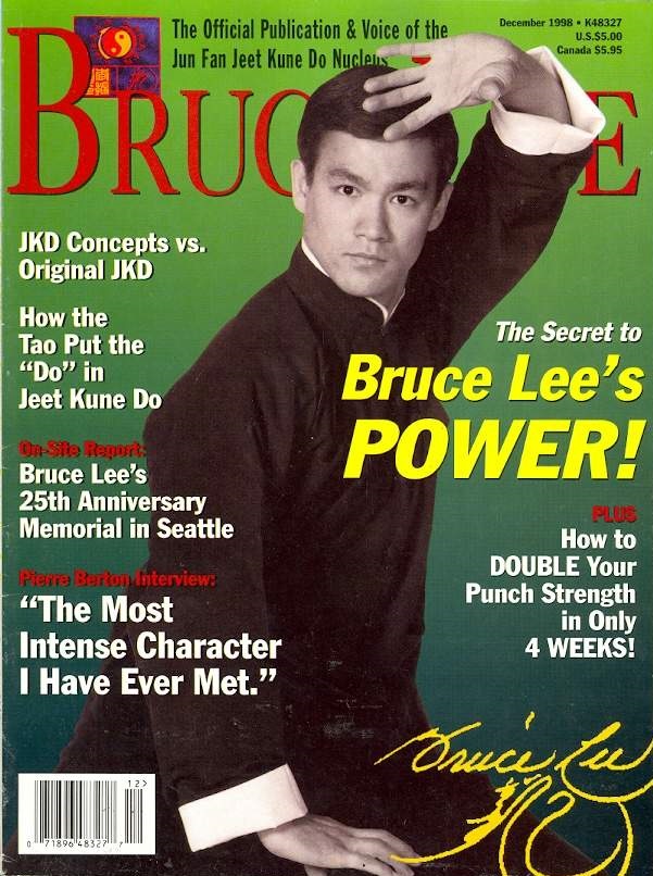 BRUCE LEE CFW magazine side cover  December 1998