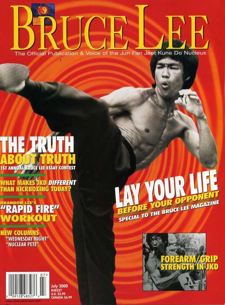 BRUCE LEE CFW magazine side cover  July 2000