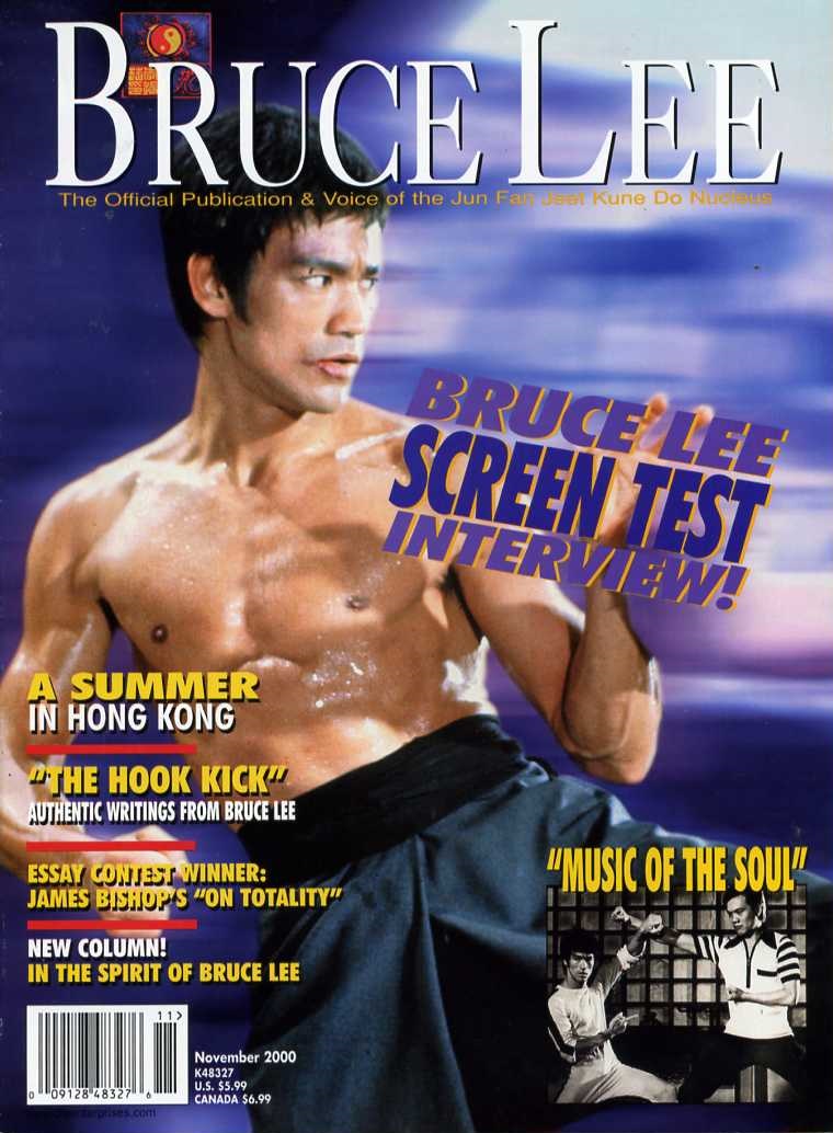 BRUCE LEE CFW magazine side cover  November 2000