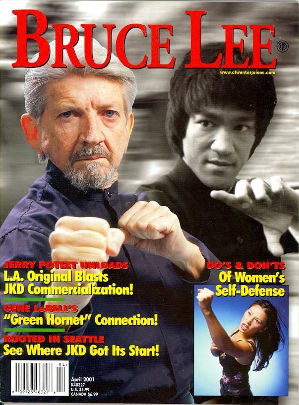 BRUCE LEE CFW magazine side cover  April 2001