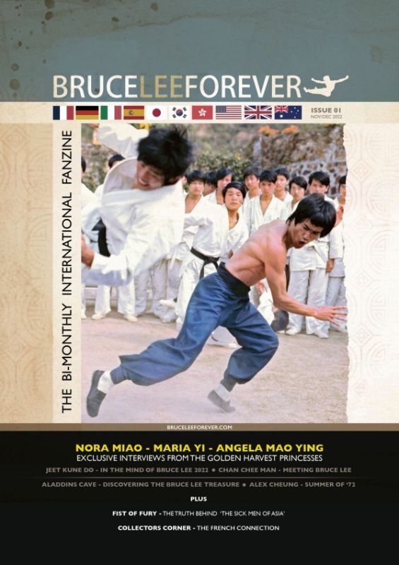 BRUCE LEE FOREVER magazine side cover Issue 1  November/December 2022