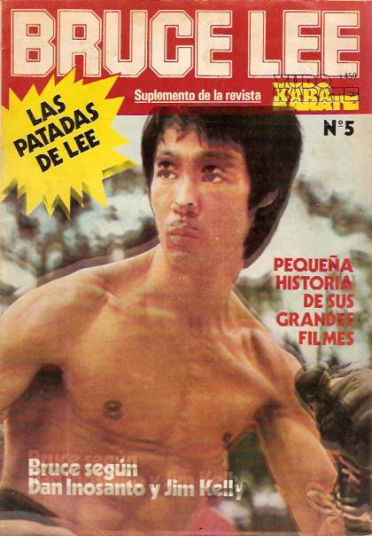 BRUCE LEE magazine side cover Issue 5 September 1977
