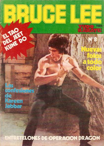 BRUCE LEE magazine side cover Issue 8 December 1977