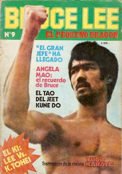 BRUCE LEE magazine side cover Issue 9 January 1978