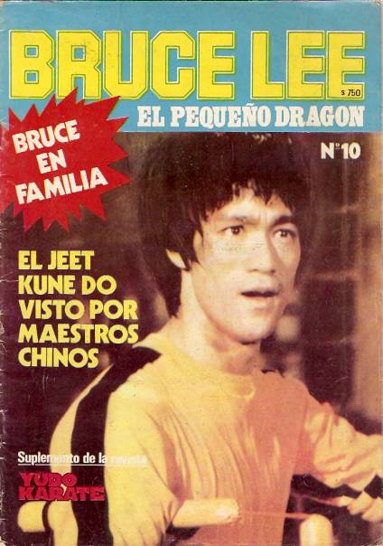 BRUCE LEE magazine side cover Issue 10 February 1978