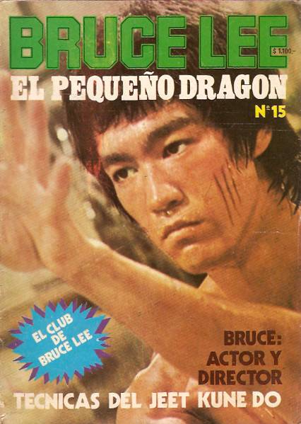 BRUCE LEE magazine side cover Issue 15 July 1978