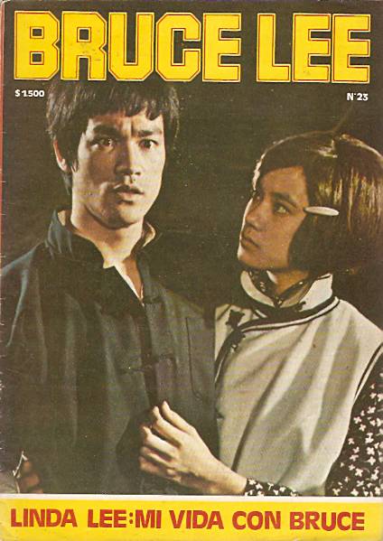 BRUCE LEE magazine side cover Issue 23 April 1979