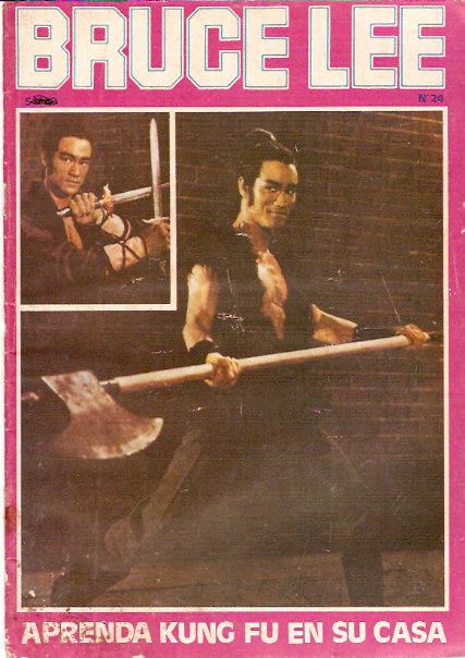 BRUCE LEE magazine side cover Issue 24 April 1979