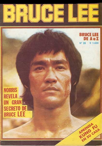 BRUCE LEE magazine side cover Issue 25 May 1979