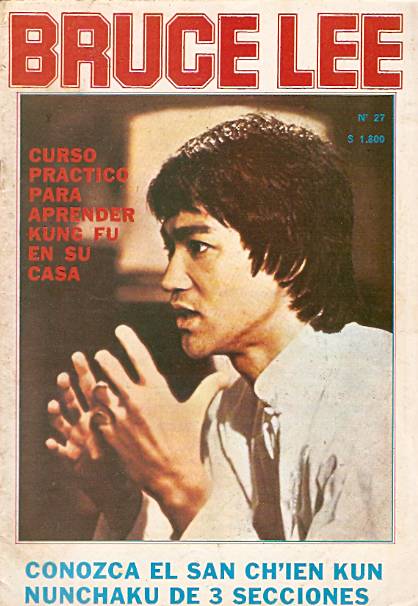 BRUCE LEE magazine side cover Issue 27 June 1979