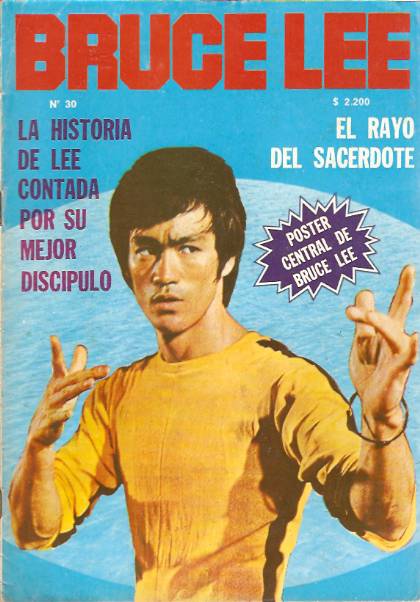 BRUCE LEE magazine side cover Issue 30 September 1979