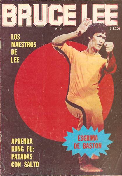 BRUCE LEE magazine side cover Issue 31 October 1979