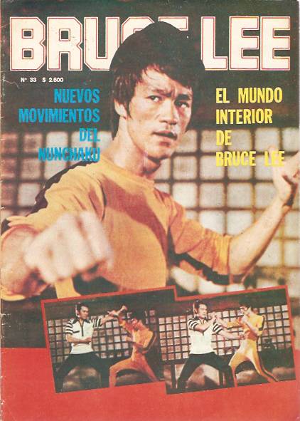 BRUCE LEE magazine side cover Issue 33 December 1979