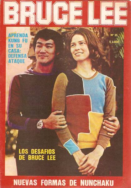 BRUCE LEE magazine side cover Issue 35 March 1980