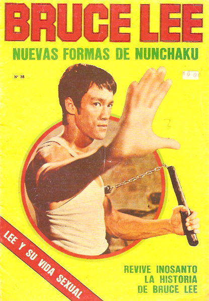BRUCE LEE magazine side cover Issue 38 June 1980
