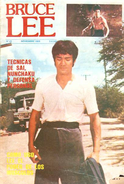 BRUCE LEE magazine side cover Issue 43 November 1980