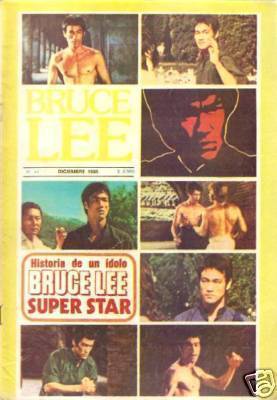 BRUCE LEE magazine side cover Issue 44 December 1980
