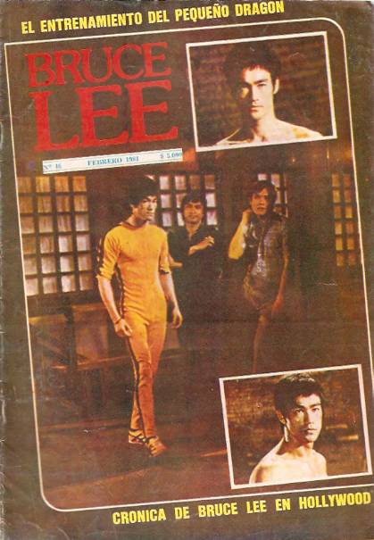 BRUCE LEE magazine side cover Issue 46 February 1981