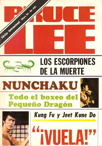 BRUCE LEE magazine side cover Issue 88 May 1985