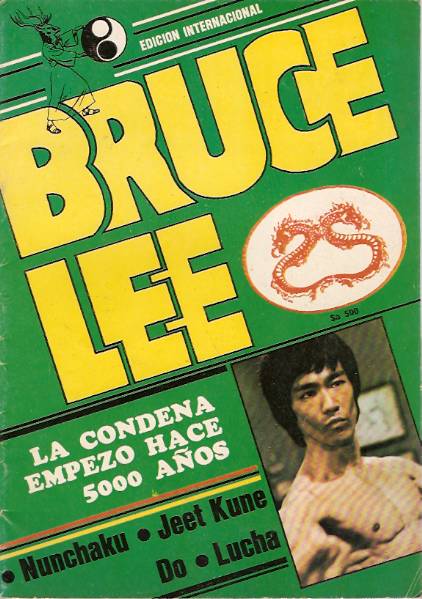 BRUCE LEE magazine side cover Issue 89 June 1985