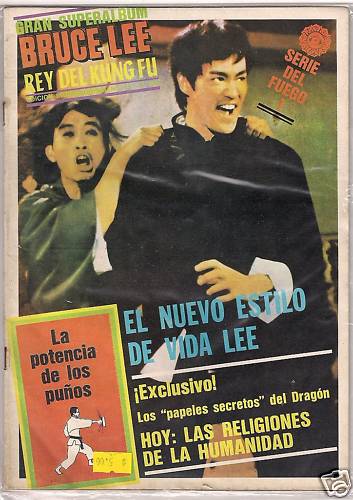 BRUCE LEE magazine side cover Issue 111  1986