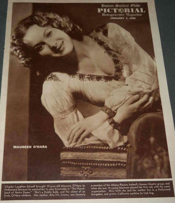 BOSTON SUNDAY GLOBE PICTORIAL magazine side cover 7 January 1940