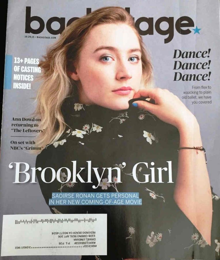 BACKSTAGE (USA) magazine side cover 29 October 2015