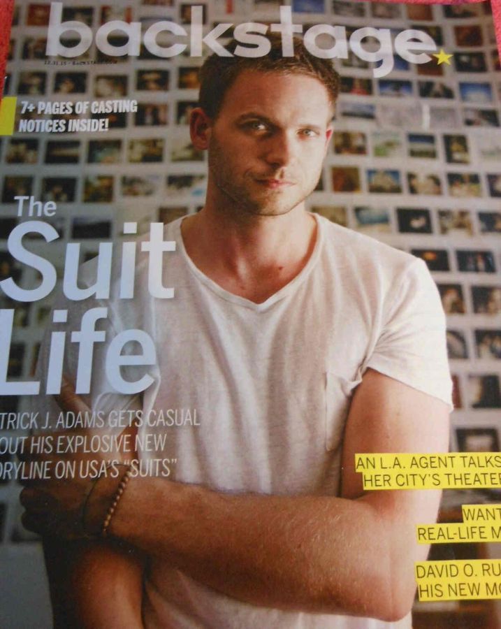 BACKSTAGE (USA) magazine side cover 31 December 2015