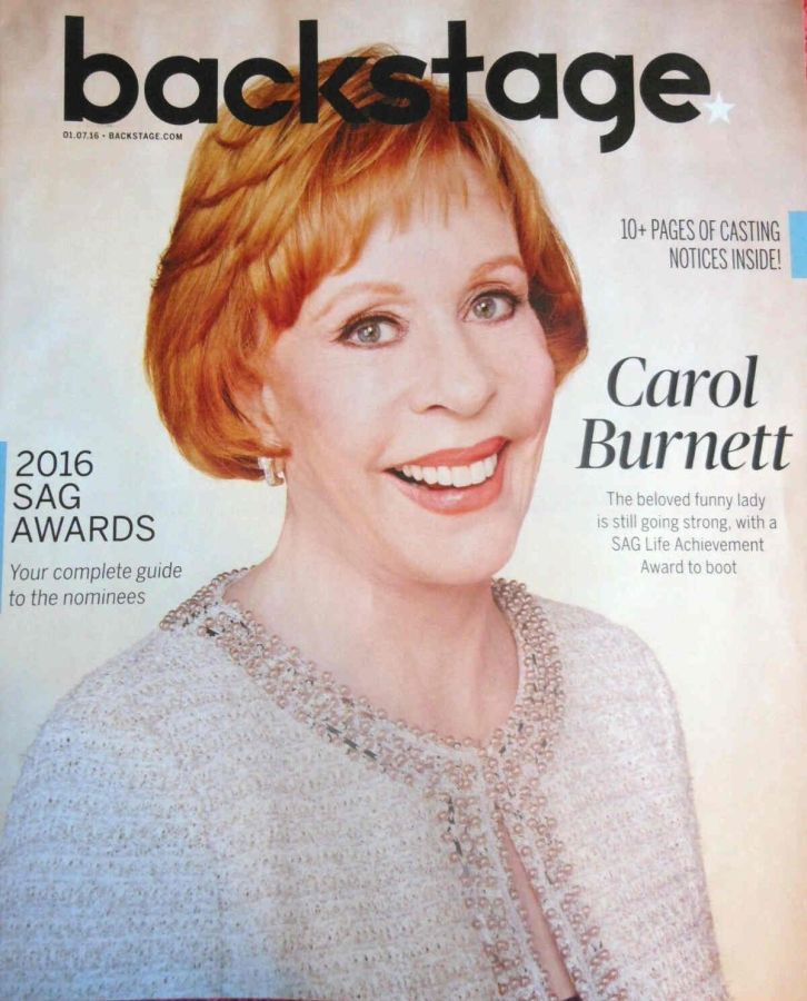 BACKSTAGE (USA) magazine side cover 7 January 2016