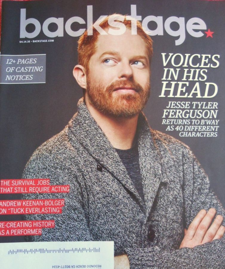 BACKSTAGE (USA) magazine side cover 14 April 2016