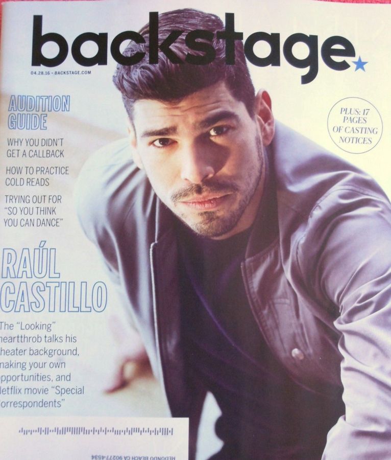 BACKSTAGE (USA) magazine side cover 28 April 2016