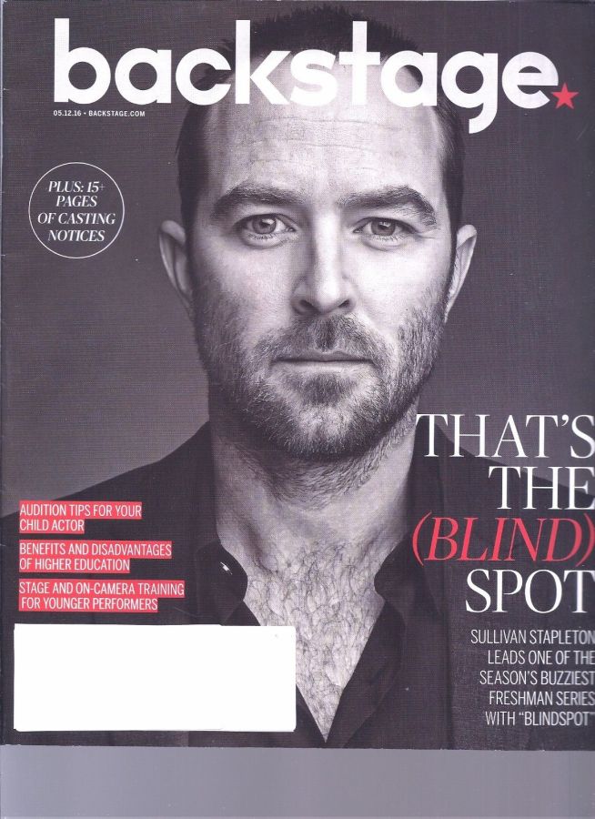 BACKSTAGE (USA) magazine side cover 12 May 2016