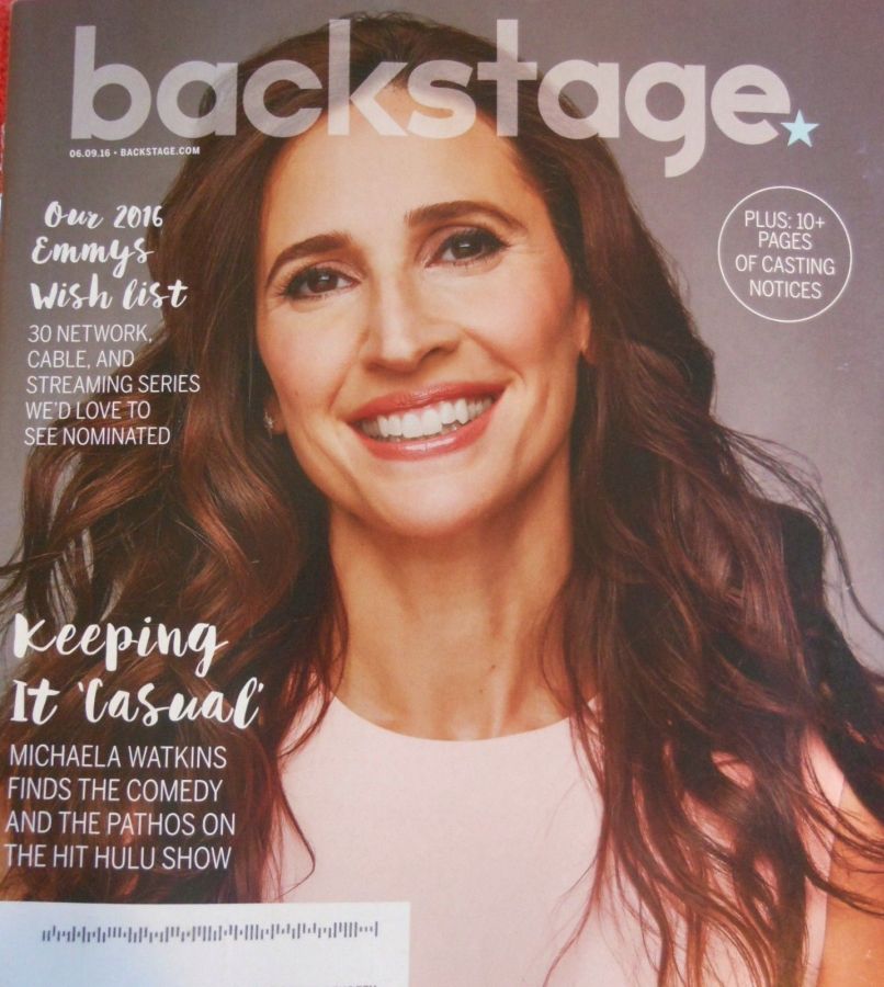 BACKSTAGE (USA) magazine side cover 9 June 2016